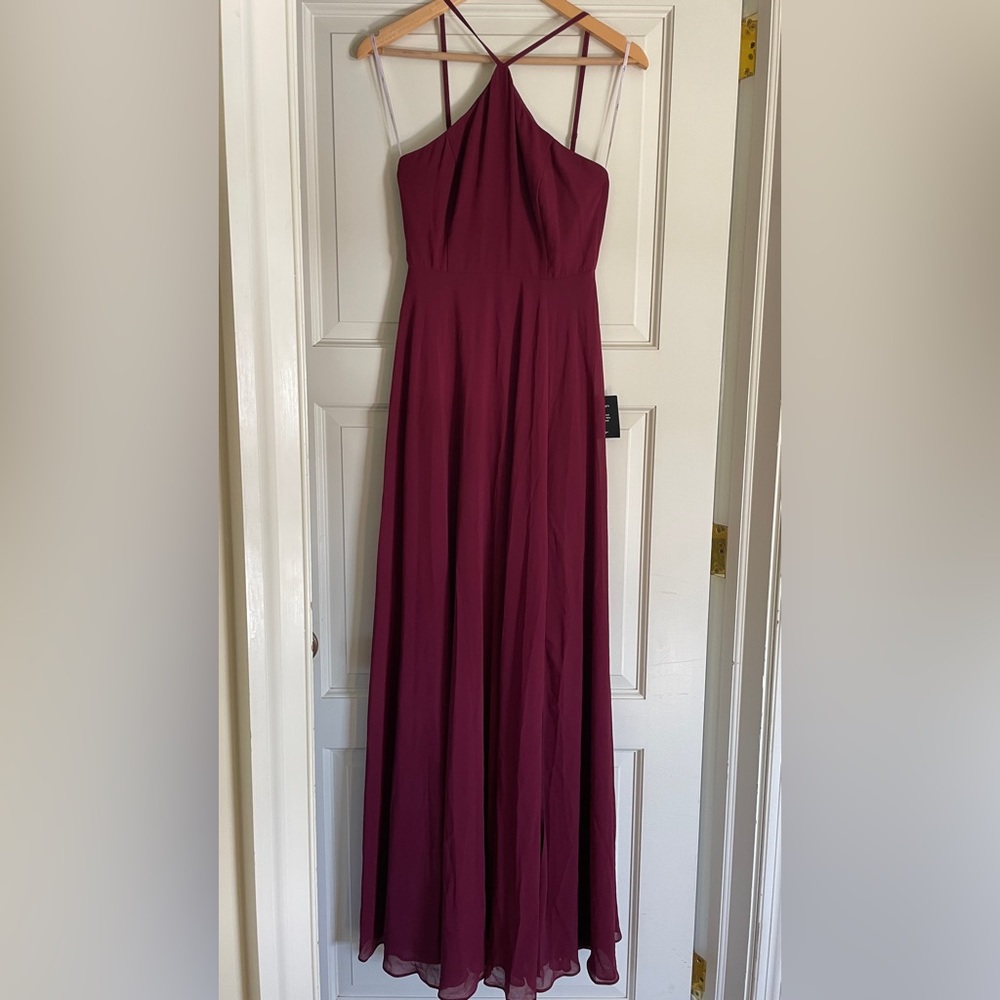 Lulus never worn green floor length dress